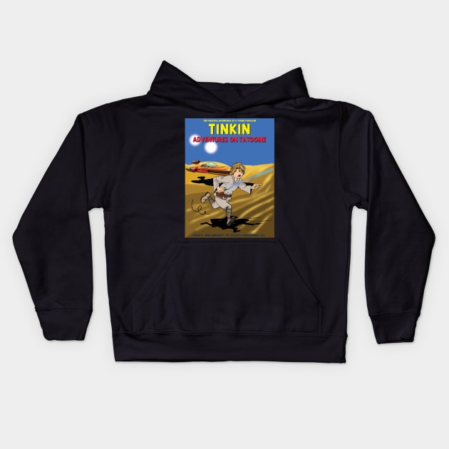 TINKIN ADVENTURES Kids Hoodie by KARMADESIGNER T-SHIRT SHOP